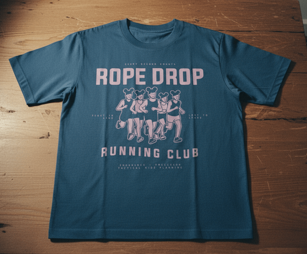Rope Drop Running Club (Blue & Purple)
