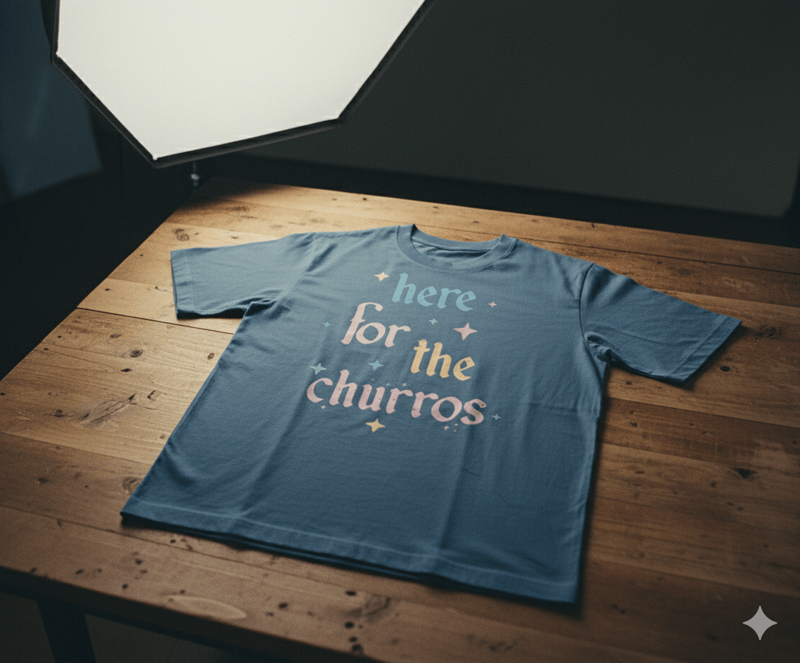 Here for the Churros (dark blue)