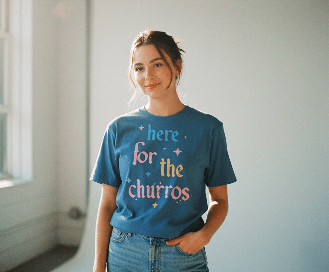 Here for the Churros (dark blue)