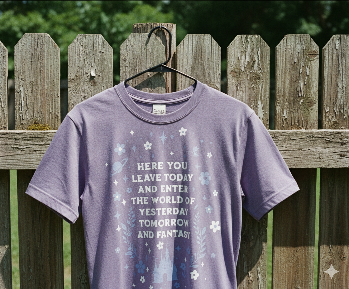 Yesterday Tomorrow and Fantasy Tee (Purple)