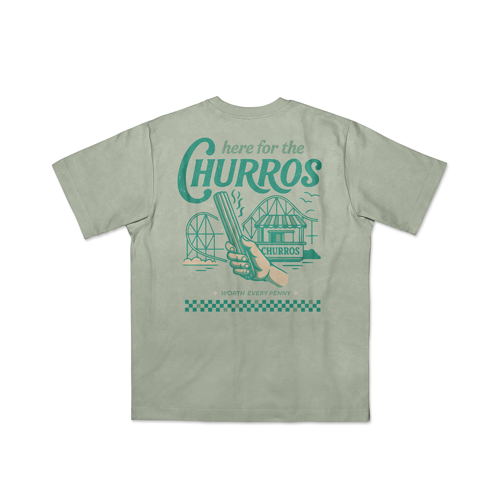 Here for the Churros (Sage Green)