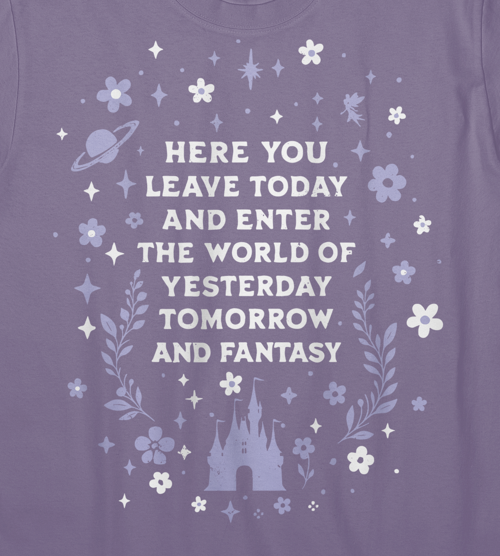 Yesterday Tomorrow and Fantasy Tee (Purple)