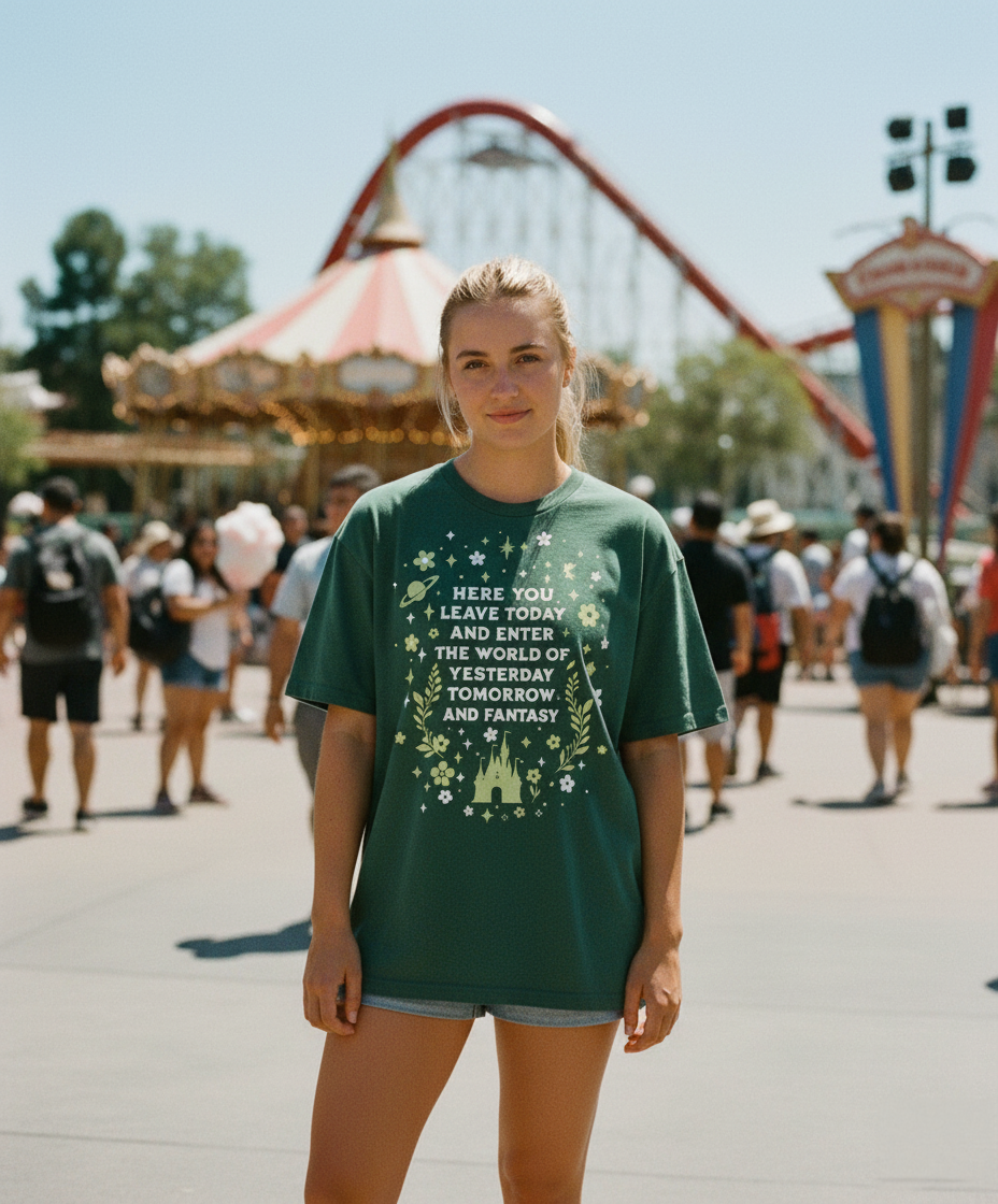 Yesterday Tomorrow and Fantasy Tee (Purple)