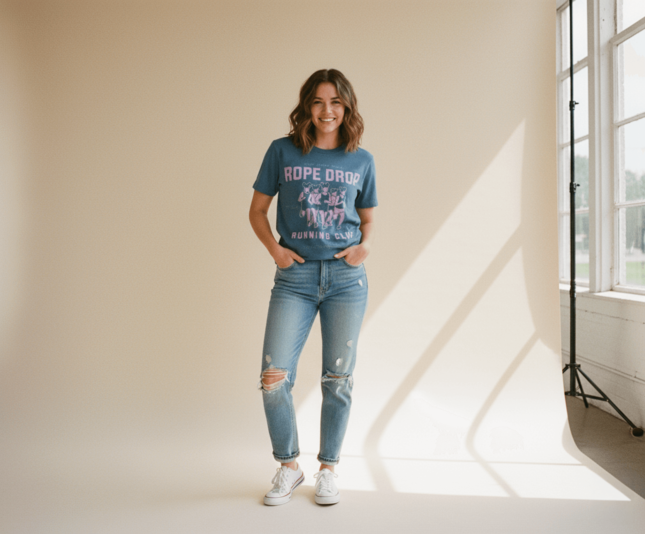 Rope Drop Running Club (Blue & Purple)